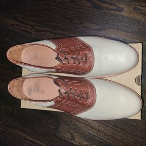 T.B. Phelps David Oxford Saddle Ivory and Walnut